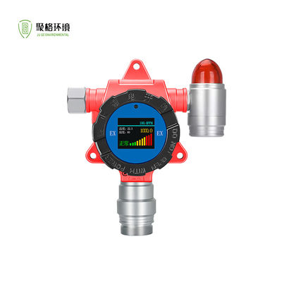 좋은 가격 벽에 장착된 고정된 단일 가스 누출 탐지기 Ex H2S VOC CO CO2 O C6H6 C7H8 LEL 온라인으로
